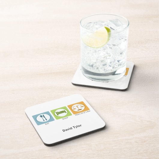 Eet slaap, praktijkrecht onderzetter (Rechterzijde)