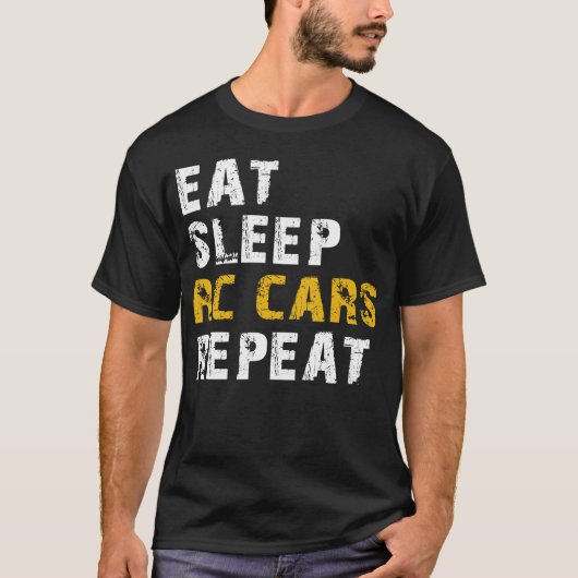 Eet slaap RC Race T-shirt (Voorkant)