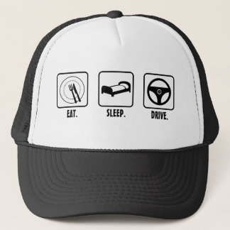 Eet. Slaap. Rijden. Trucker Pet