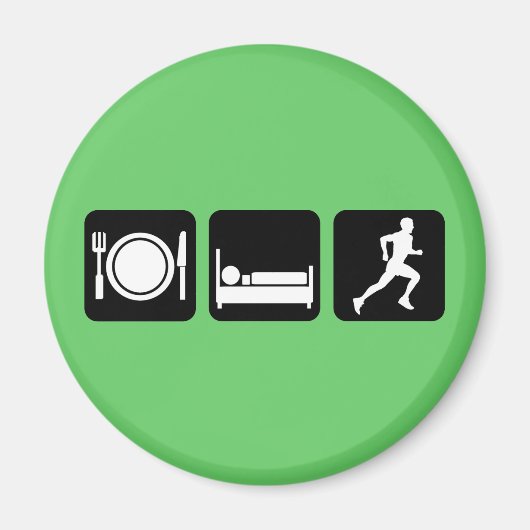 Eet slaap run magneet (Voorkant)