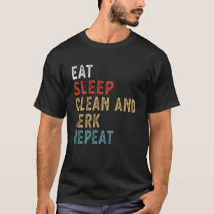 Eet Slaap Schoon en Trek Herhaal Grappige Speler G T-shirt