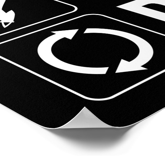 Eet slaap Sci-Fi Herhaal Poster (Hoek)