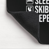 Eet Slaap Skibidi Toilet Herhaal Grappig Skibidi T Muismat (Hoek)