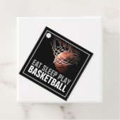 Eet Slaap Spelen Basketbal Kunstwerk Motivatie Bedankjes Labels (In situ)