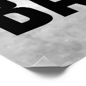 Eet Slaap Spelen Honkbal Uniek Kunstwerk Poster (Hoek)