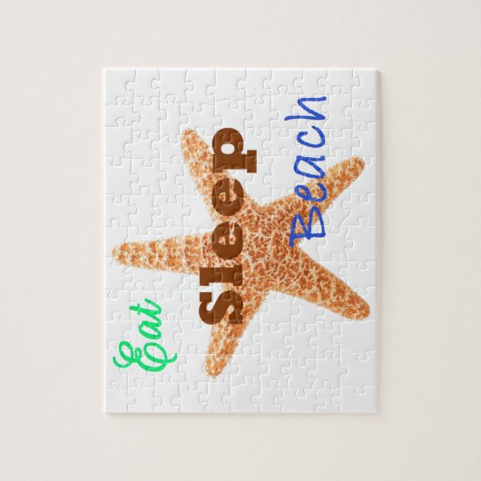 Eet Slaap Strand - Puzzel (Verticaal)
