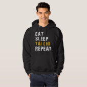 eet slaap Tai chi Hoodie (Voorkant volledig)