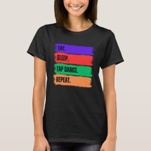 EET SLAAP TAP DANS HERHALEN T-SHIRT