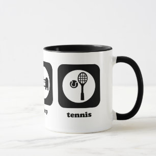 Eet. Slaap. Tennis. Mok