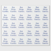 Eet. Slaap. Tuin. Cadeaupapier (Vlak)