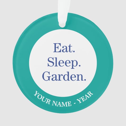 Eet. Slaap. Tuin. Ornament (voorkant)