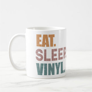 Eet. Slaap. Vinyl. Koffiemok