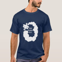 Eet slaap vlieg shirt | Geschenkidee voor piloot v