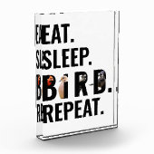 Eet Slaap Vogel Herhaal Vogel kijken Fotoblokken (Links)