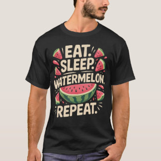 Eet Slaap Watermeloen T-shirt