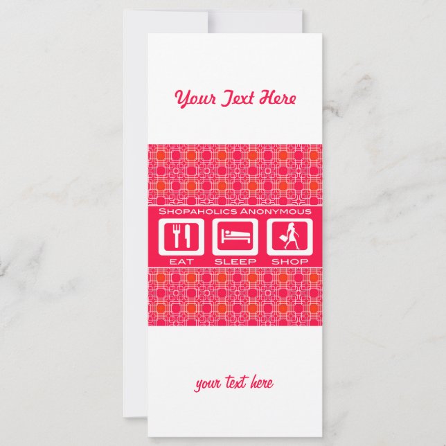 Eet slaap winkel roze (Voorkant)