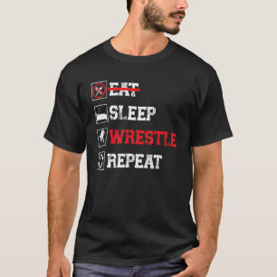 Eet Slaap Worstelen Herhaal, Worstelen 1 T-shirt