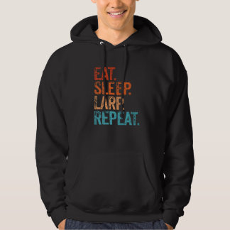 Eet slaapaparp Herhaal Larping Funny  Hoodie