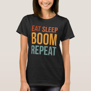 Eet slaapboom Herhaal eendenjacht T-shirt