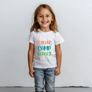 Eet Slaapkamp Herhaal - Het ultieme kampeerleven T-shirt