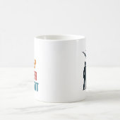 Eet slaapkracht herhaal grappig koffiemok (Center)