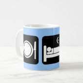 Eet-slaaples Koffiemok (Voorkant links)