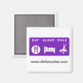 Eet slaappaalmagneet magneet (Voorkant / Achterkant)