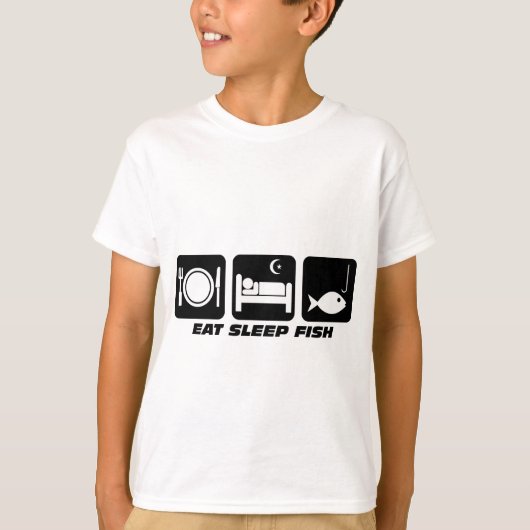 eet slaapvis t-shirt (Voorkant)