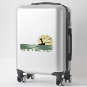 Eet slaapwandeling Herhaal wandelen Wild Sticker