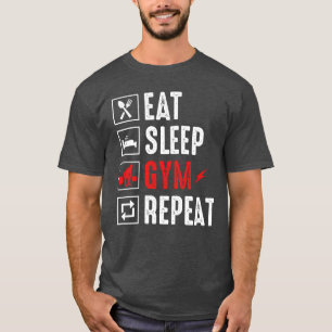 Eet-slaapzaal, herhaal T-shirt
