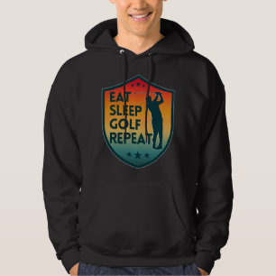 EET SLAPEN GOLF HERHALEN HOODIE