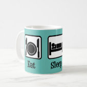 Eet Sleep Clean Koffiemok (Voorkant links)