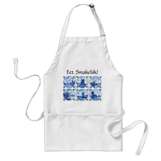 Eet Smakelijk! Apron Standaard Schort (Voorkant)