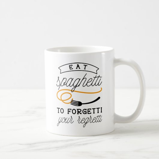 Eet Spaghetti Koffiemok (Rechts)