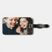 Eet Spek Foto Aanpassen Personaliseer Bagagelabel (Achterkant horizontaal)