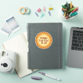 Eet taart op Pi Day Sticker (iPad Cover)