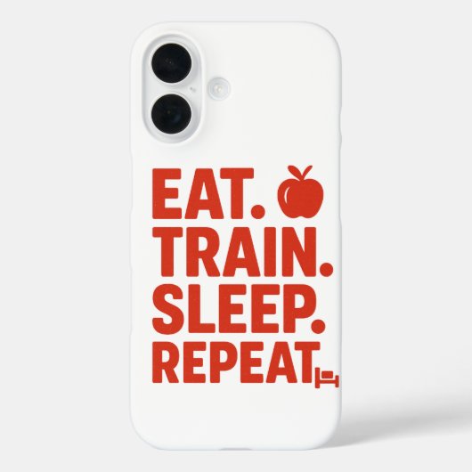 Eet Trein Slaap Herhaal Telefoon Wallpaper Case-Mate iPhone Case (Achterkant)