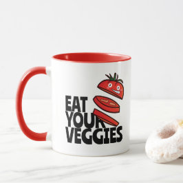 Eet uw groenten - Tomatversie Mok