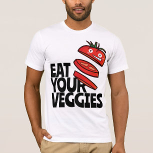 Eet uw groenten - Tomatversie T-shirt