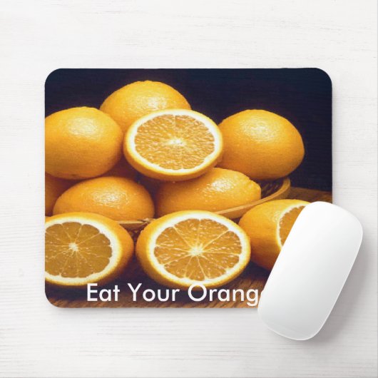 Eet uw Sinaasappels Muismat (Met muis)