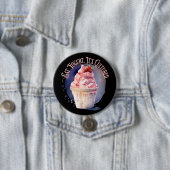 Eet yoghurt, het is gekweekt ronde button 7,6 cm (In situ)