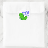 Eetbaar insect > Tasty teveel ♦ Saep Lai ♦ Ronde Sticker (Tas)