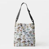  eetbare paddenstoel kaart Canvas tas (Achterkant)