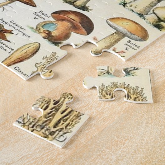  Eetbare paddenstoel Legpuzzel (Zijkant)