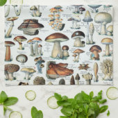  Eetbare paddenstoel Theedoek (Gevouwen)