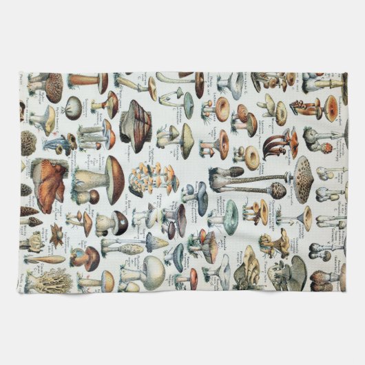 Eetbare paddenstoel Theedoek (Horizontaal)