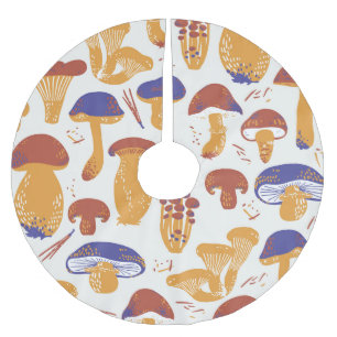 eetbare paddenstoelen Illustratie Kerstboom Rok