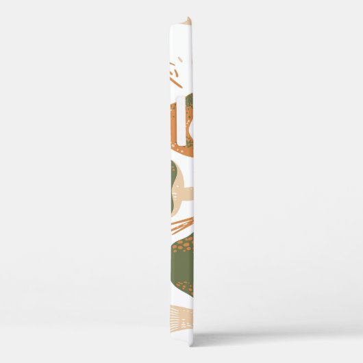 Eetbare paddenstoelen Linocut Patroon Case-Mate iPhone Case (Achterkant / Rechts)