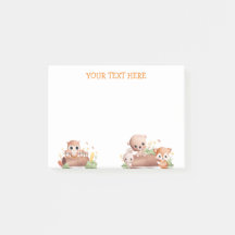 Eetbare post Het merkt schattige dieren Happy Face