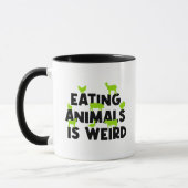 Eetdieren zijn vreemd, Vegan Activism Mok (Links)